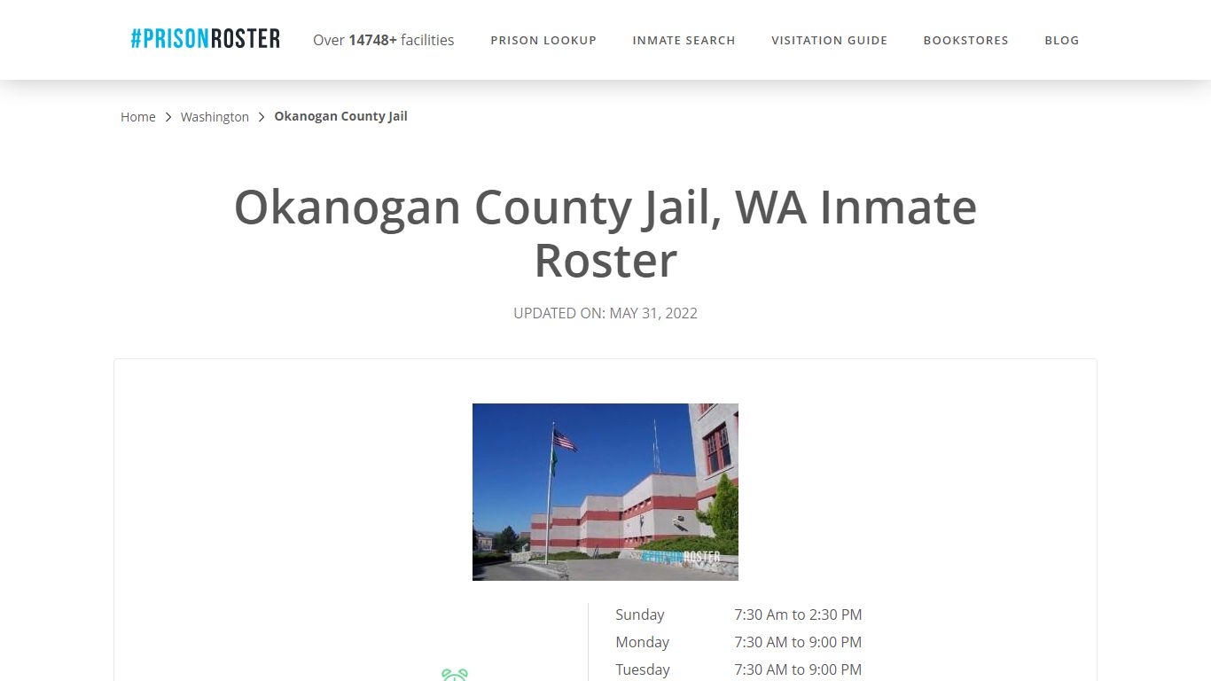 Okanogan County Jail, WA Inmate Roster - Prisonroster